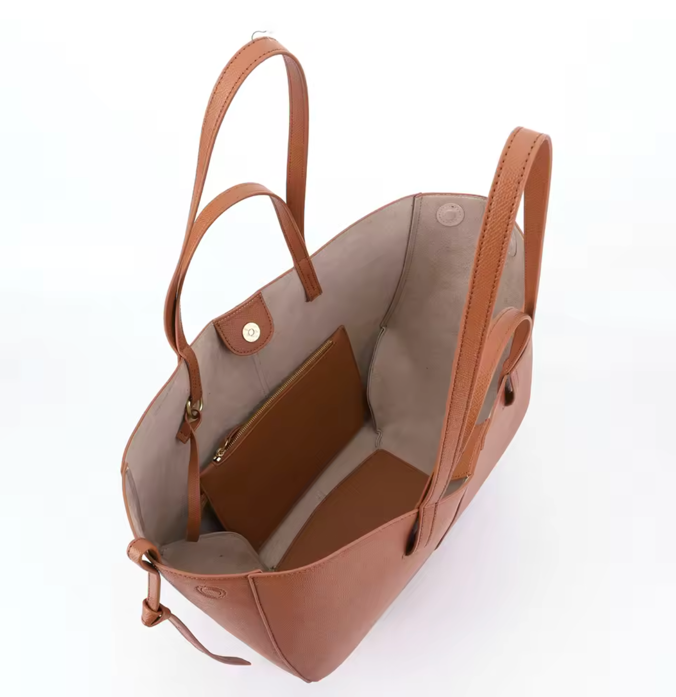 Izola Vintage Eleganz | Geräumige Leder Tote Bag für Damen