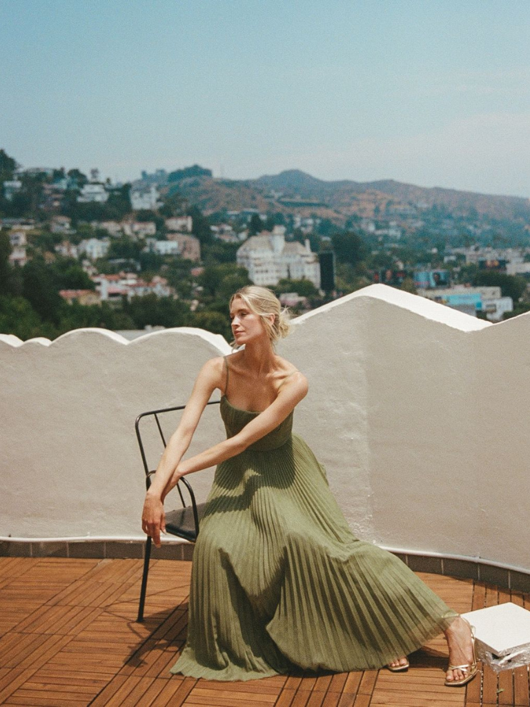Lorelei | Kleid in eleganter Smaragdgrün