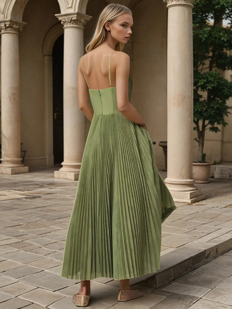 Lorelei | Kleid in eleganter Smaragdgrün