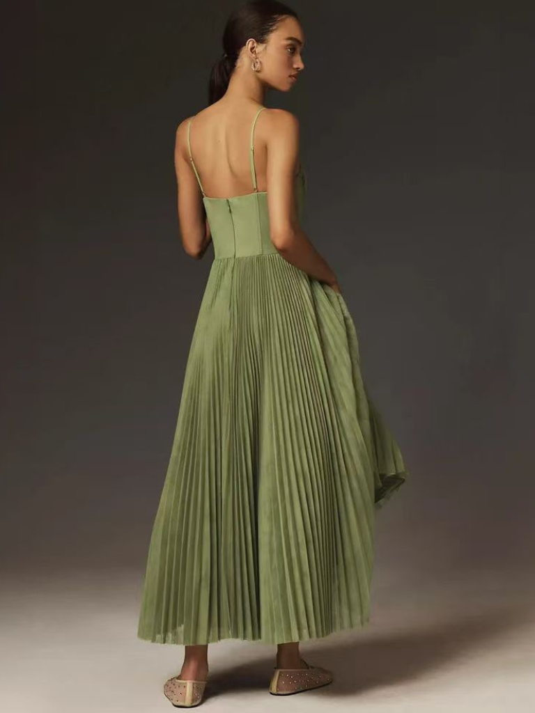 Lorelei | Kleid in eleganter Smaragdgrün