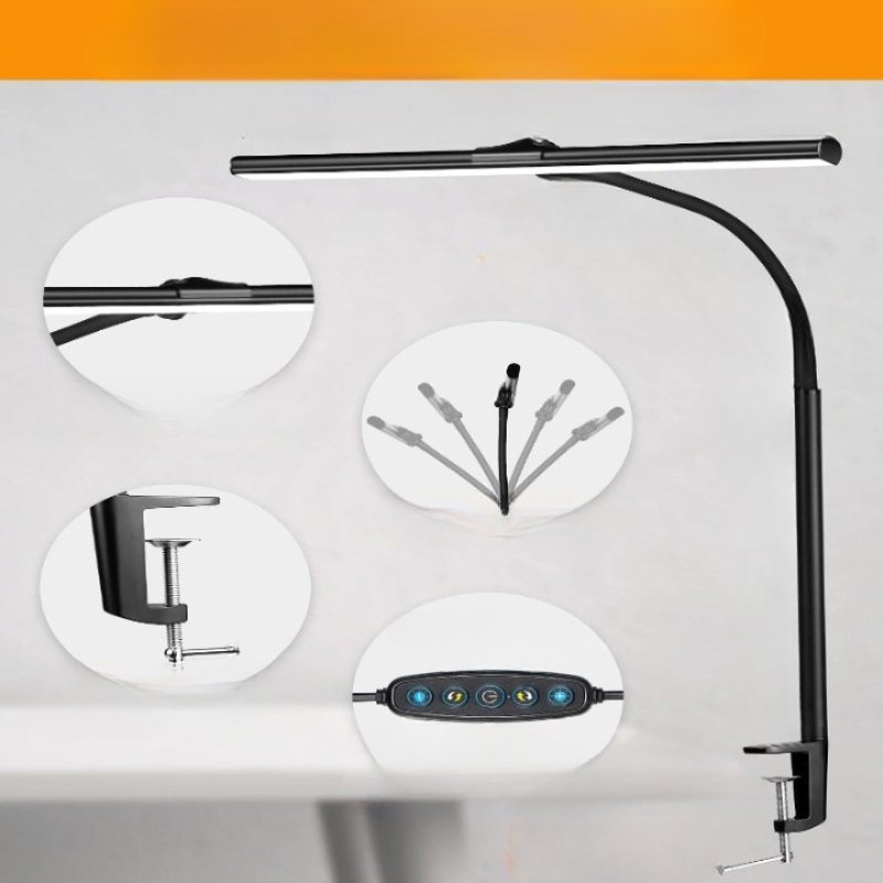 LED-Schreibtischlampe mit Schwanenhals