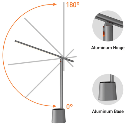 Faltbare LED-Schreibtischlampe