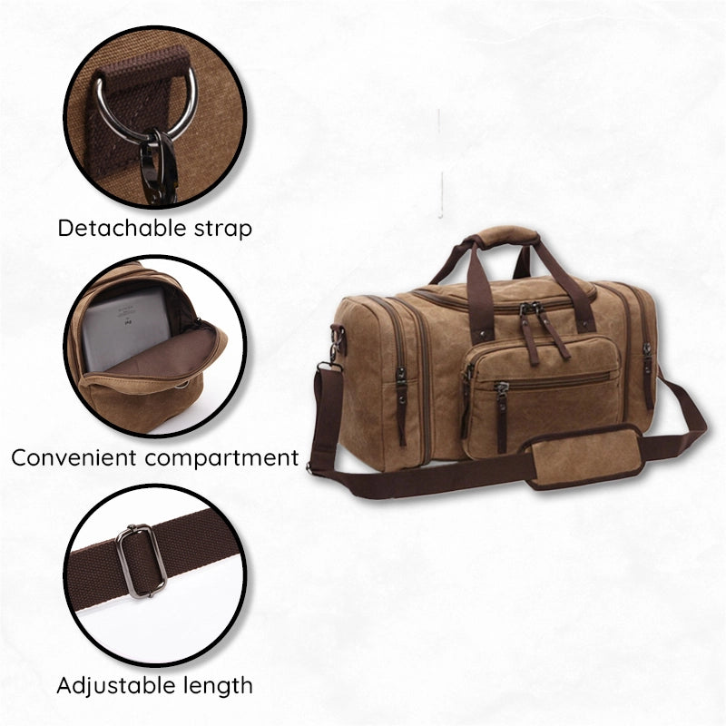 Große Kapazität Canvas Reisetasche