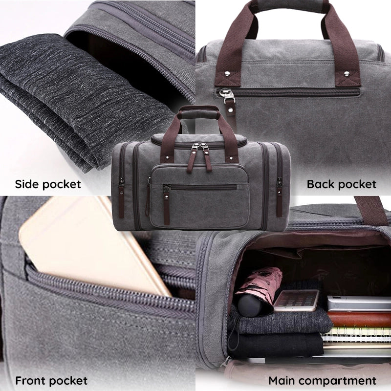 Große Kapazität Canvas Reisetasche