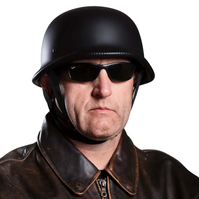 Outlaw Motorrad Halbschalenhelm | ECE und DOT genehmigt