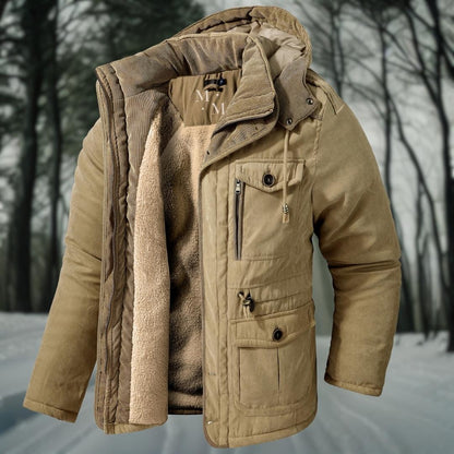 Alaric | Warme Parka-Jacke für Herren mit Kapuze - Stil trifft Funktionalität