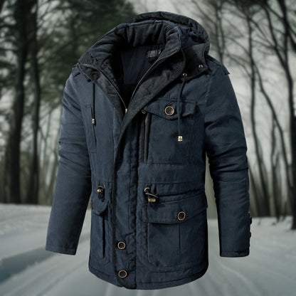 Alaric | Warme Parka-Jacke für Herren mit Kapuze - Stil trifft Funktionalität