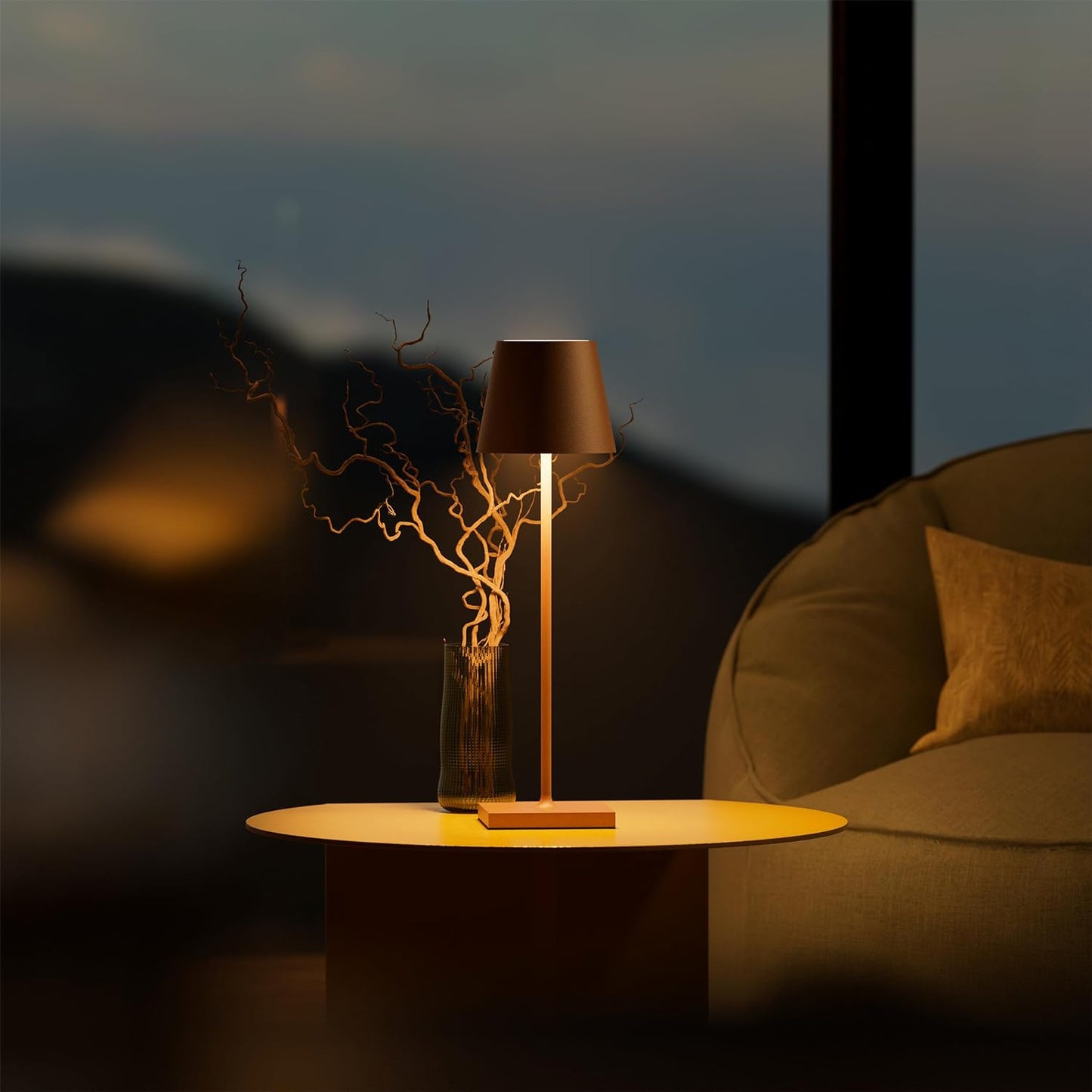 LumenLux | Dimmbare Tischlampe mit verstellbarer Höhe und USB-C Ladefunktion