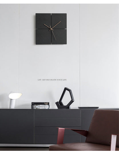 Minimalistische moderne stille Wanduhr für das Wohnzimmer