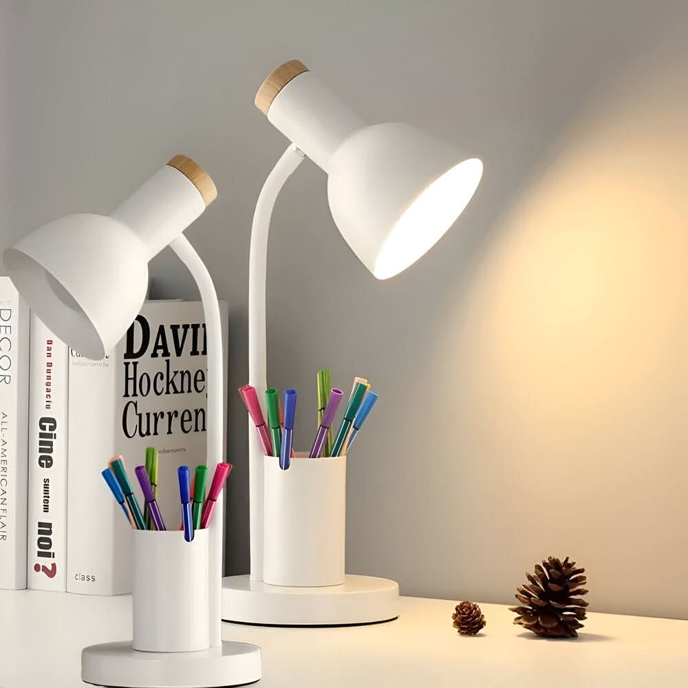 LED-Schreibtischlampe mit Stifthalter