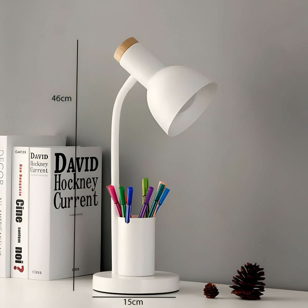 LED-Schreibtischlampe mit Stifthalter