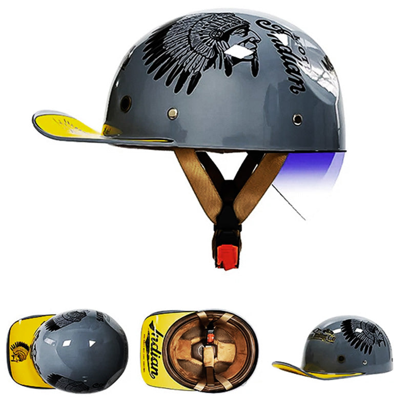 Motorrad Baseballhelm