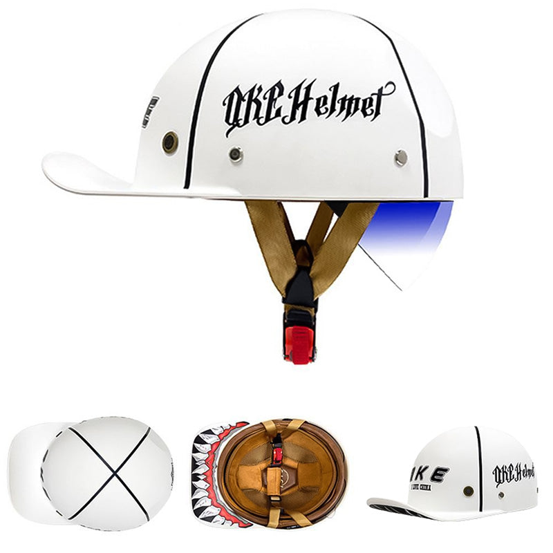 Motorrad Baseballhelm