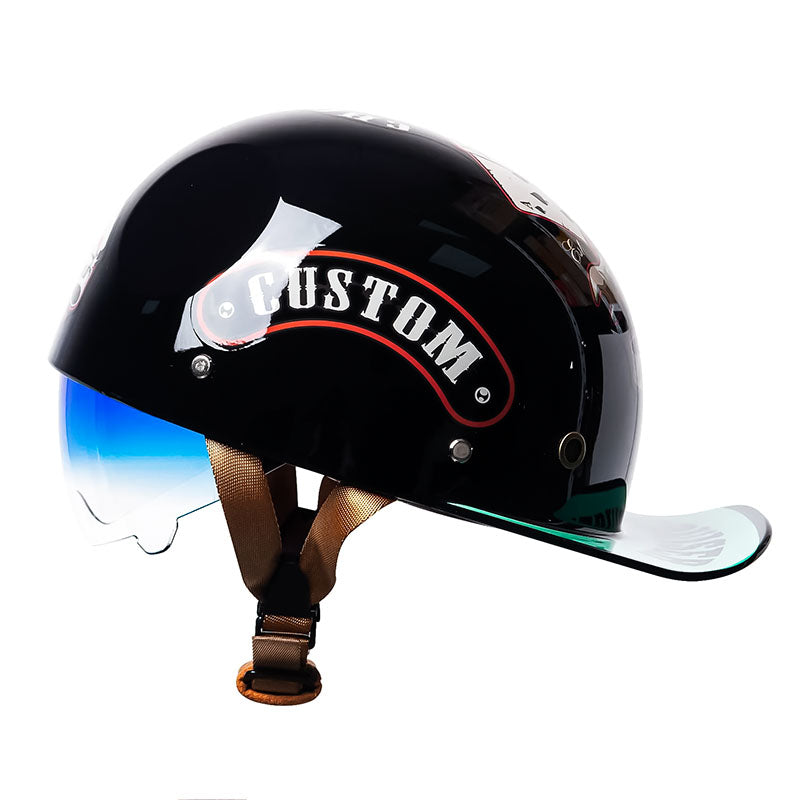 Motorrad Baseballhelm
