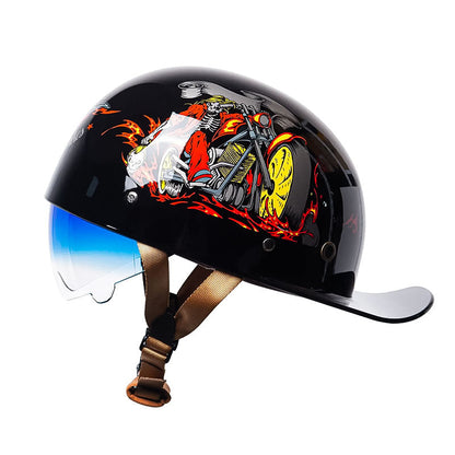 Motorrad Baseballhelm
