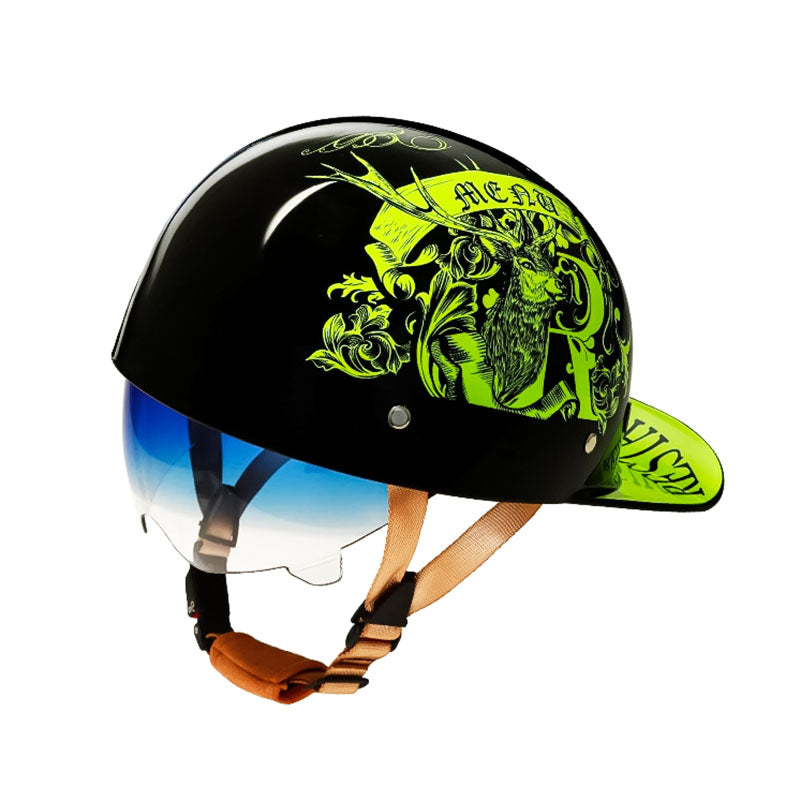 Motorrad Baseballhelm
