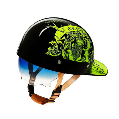Motorrad Baseballhelm
