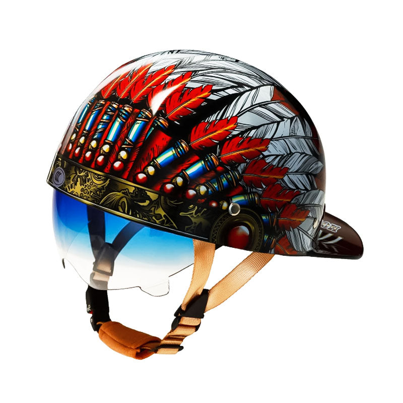 Motorrad Baseballhelm