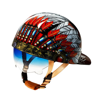 Motorrad Baseballhelm