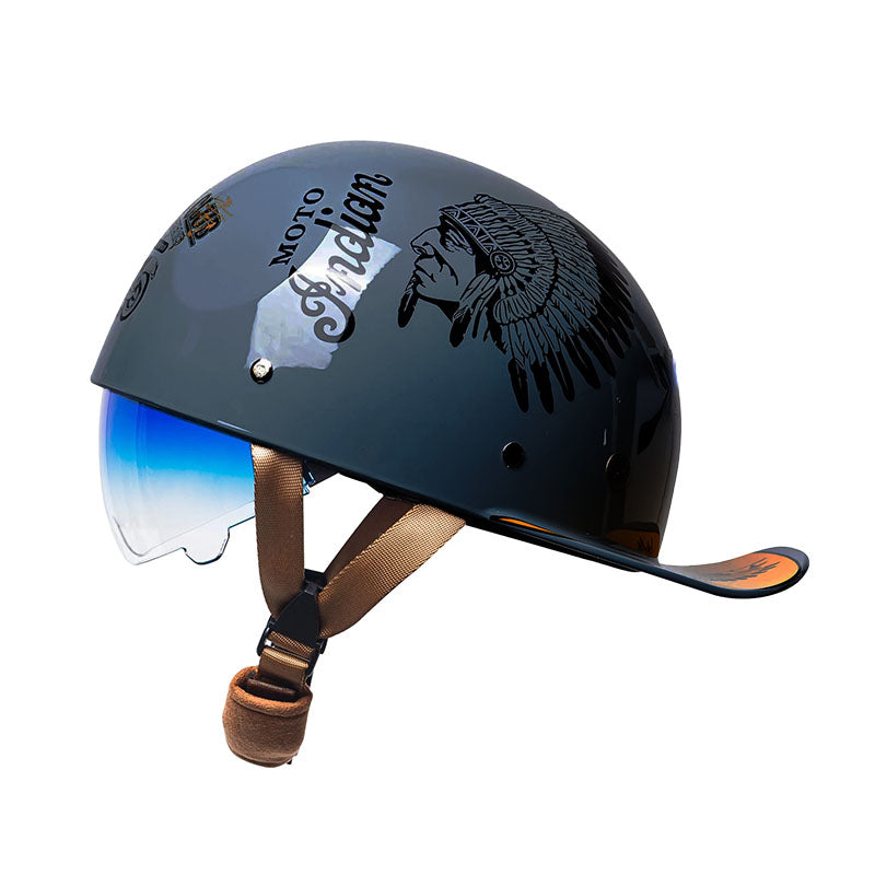 Motorrad Baseballhelm