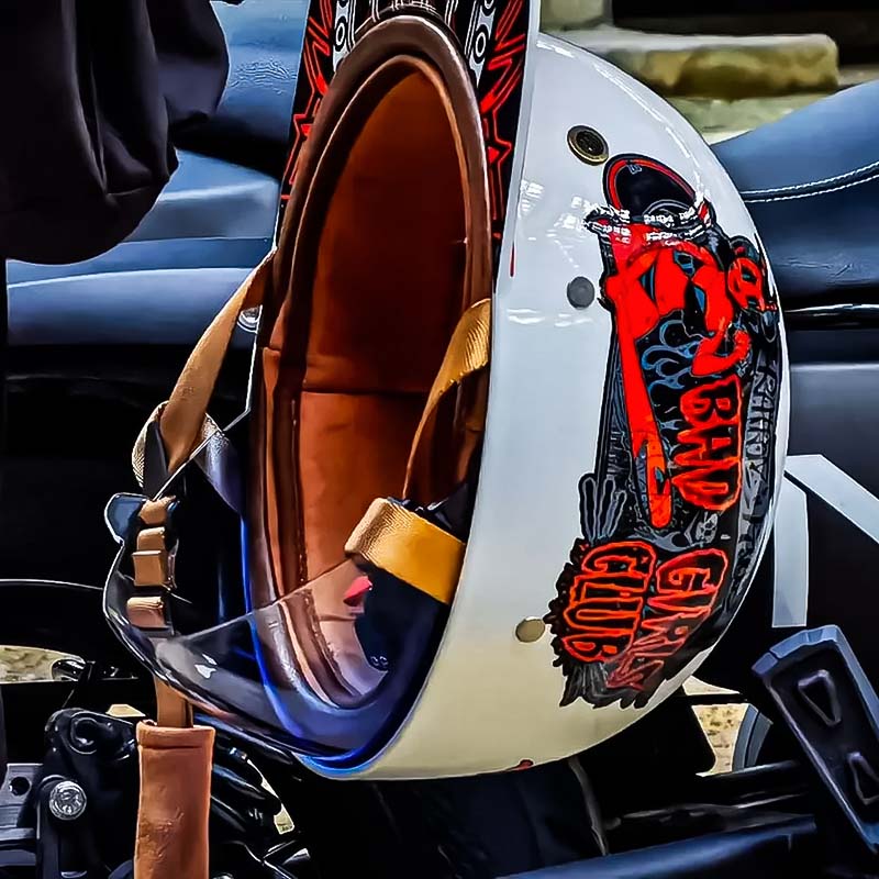 Motorrad Baseballhelm