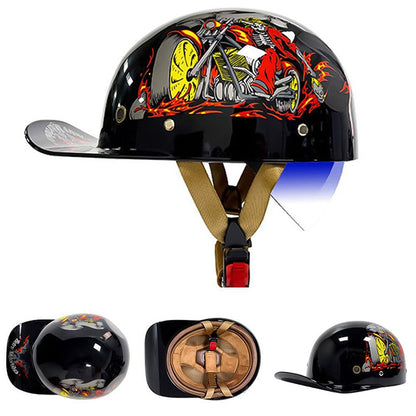 Motorrad Baseballhelm
