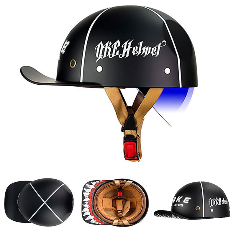 Motorrad Baseballhelm