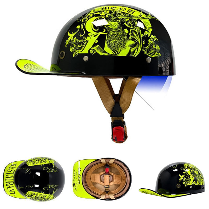 Motorrad Baseballhelm
