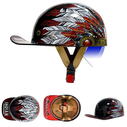 Motorrad Baseballhelm