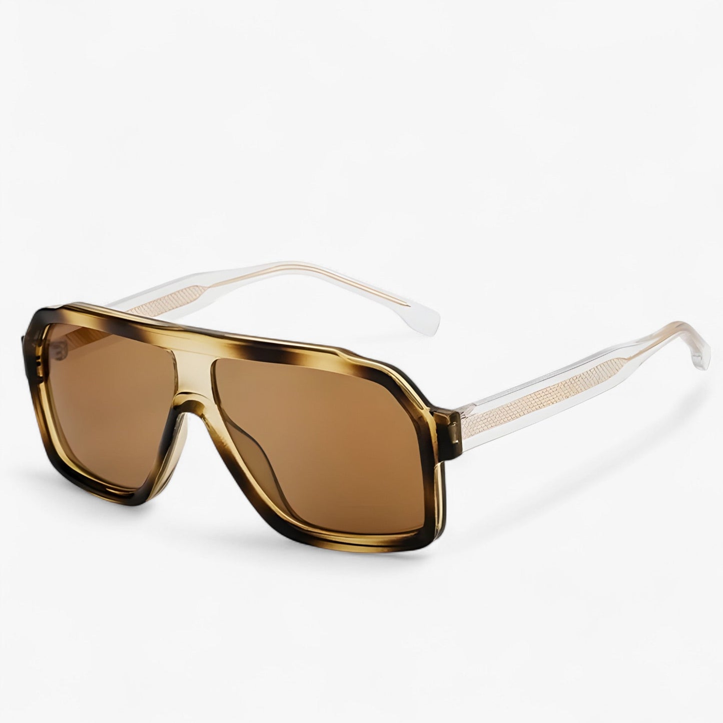 Nico | Oversized Sonnenbrille aus Luxusmetall