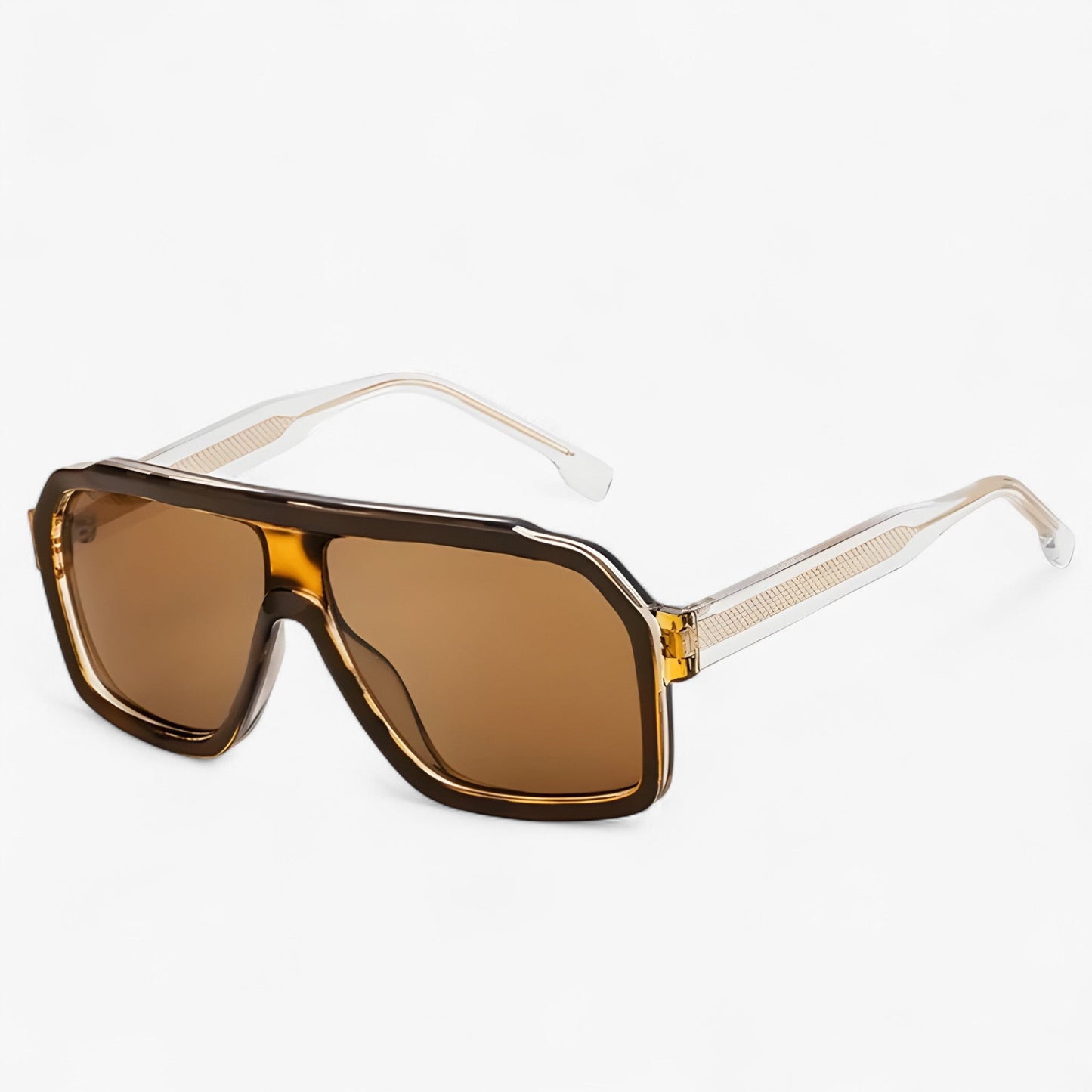 Nico | Oversized Sonnenbrille aus Luxusmetall