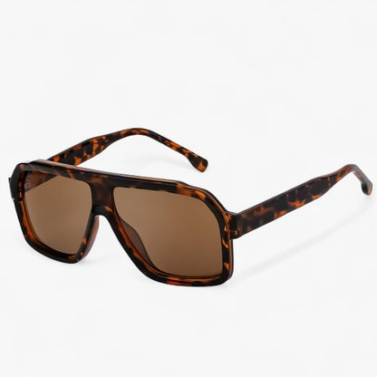 Nico | Oversized Sonnenbrille aus Luxusmetall