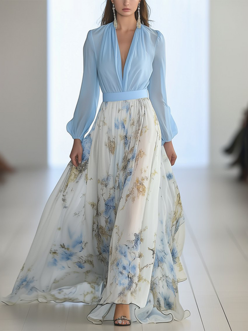 Cora | Leuchtendes Blumen-Kleid