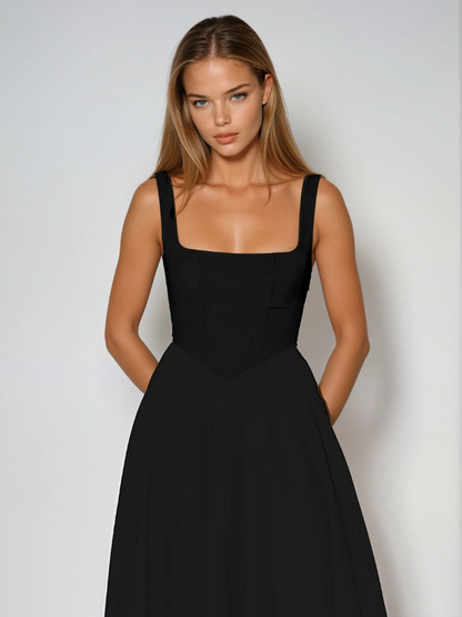 Lucinda | Kleid in edlem Purpurrot
