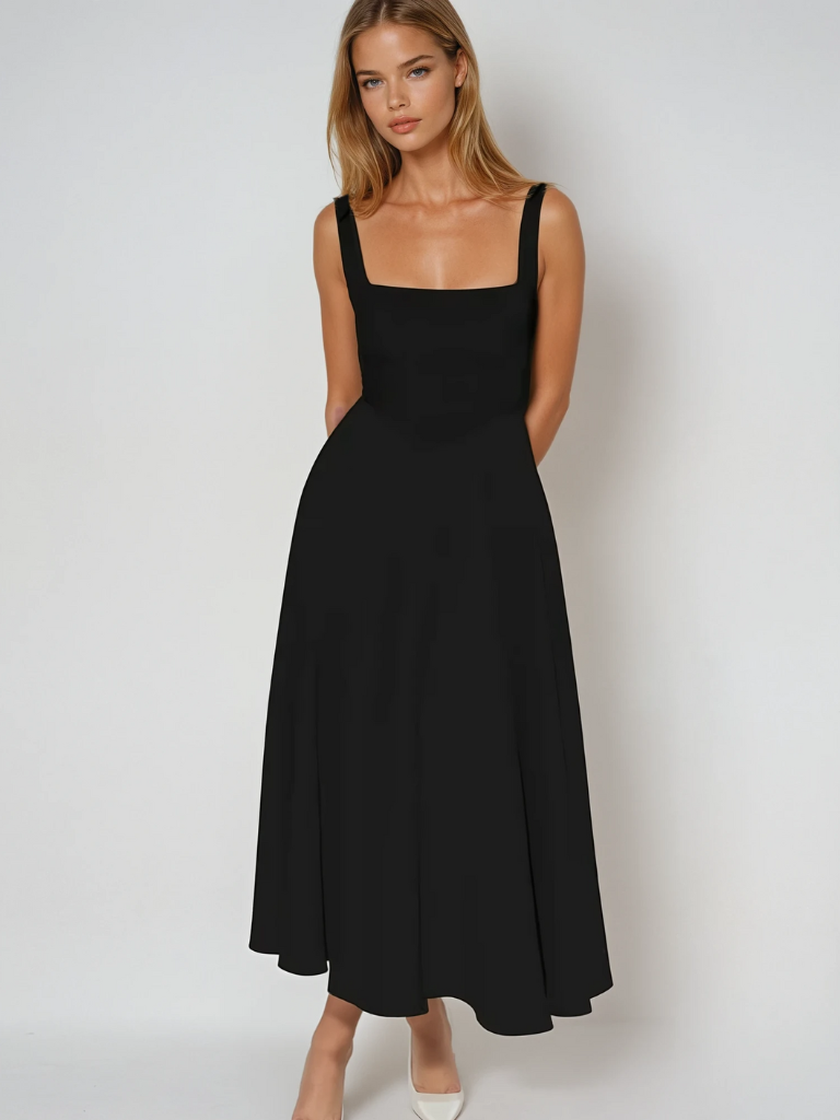 Lucinda | Kleid in edlem Purpurrot