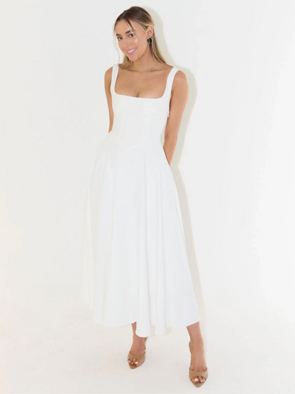 Lucinda | Kleid in edlem Purpurrot