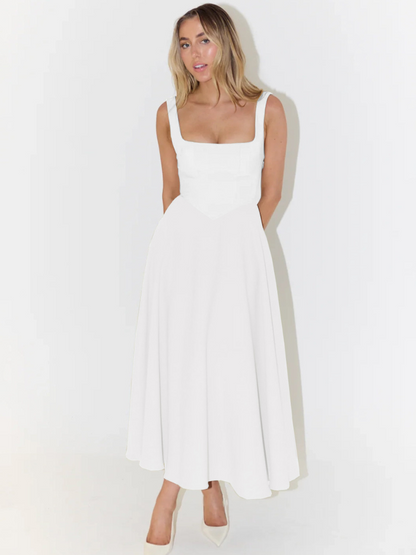Lucinda | Kleid in edlem Purpurrot