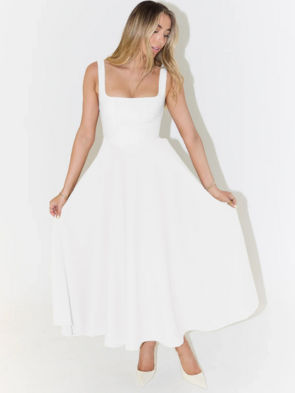 Lucinda | Kleid in edlem Purpurrot