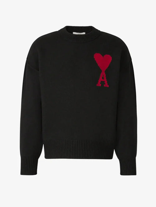 Pullover mit ikonischem Herzen aus Wolle