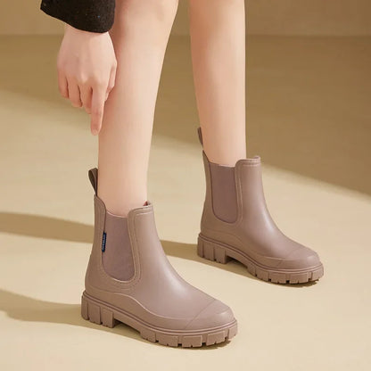 Halbhohe wasserdichte Gummistiefel - Julianna