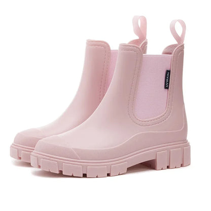 Halbhohe wasserdichte Gummistiefel - Julianna