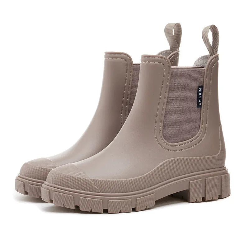 Halbhohe wasserdichte Gummistiefel - Julianna