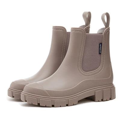 Halbhohe wasserdichte Gummistiefel - Julianna