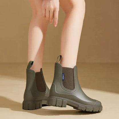 Halbhohe wasserdichte Gummistiefel - Julianna
