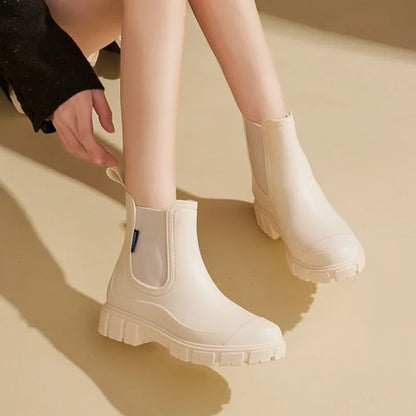 Halbhohe wasserdichte Gummistiefel - Julianna