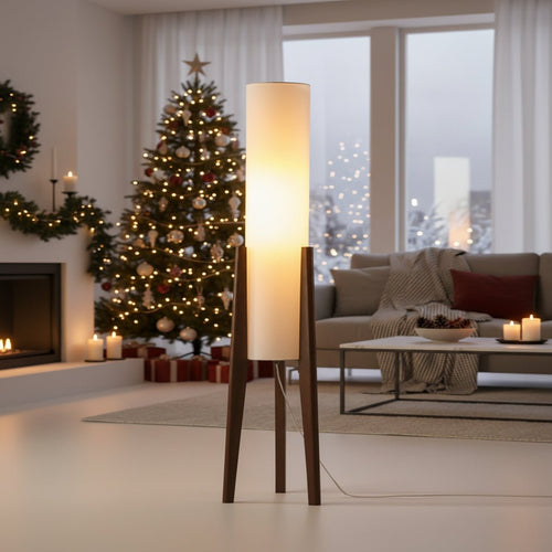 Stehlampe mit dimmbarer Beleuchtung