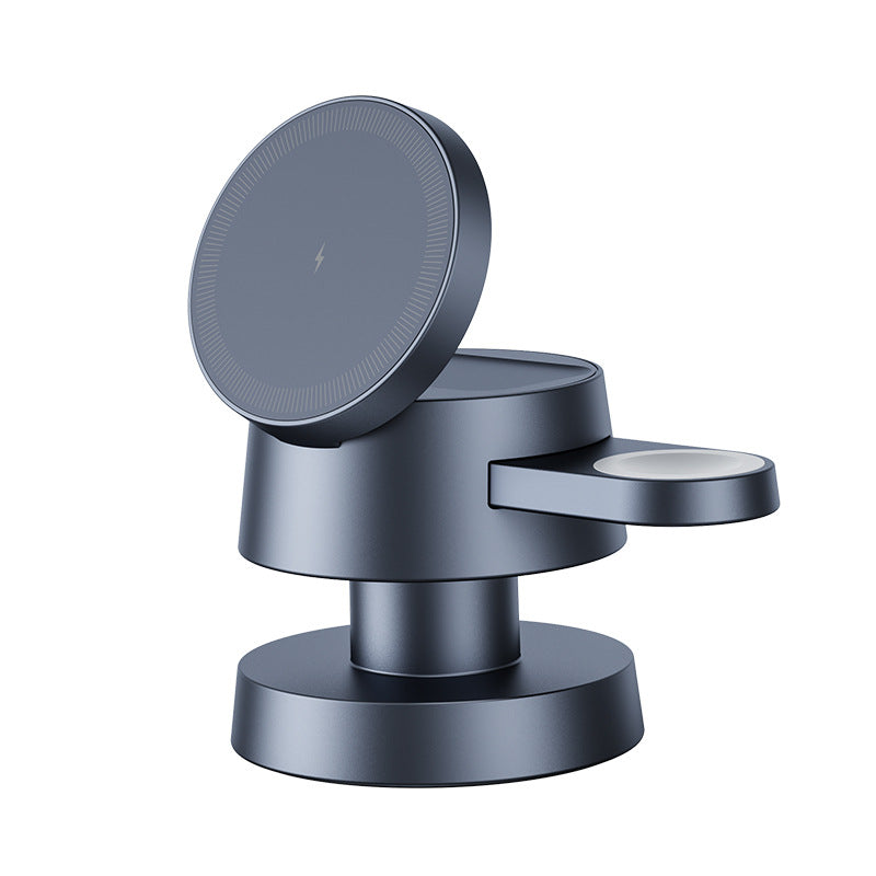 3 in 1 Magnetisches Ladegerät mit Umgebungslicht