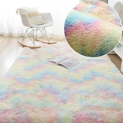 Winnie Weicher Flauschiger Pinker Teppich – Gemütlicher Plüschteppich für Wohnzimmer & Kinderzimmer