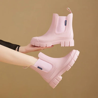 Halbhohe wasserdichte Gummistiefel - Julianna
