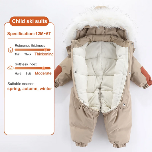 Taylor | Premium Baby Winteroverall – Wasserdichter Skianzug für Mädchen